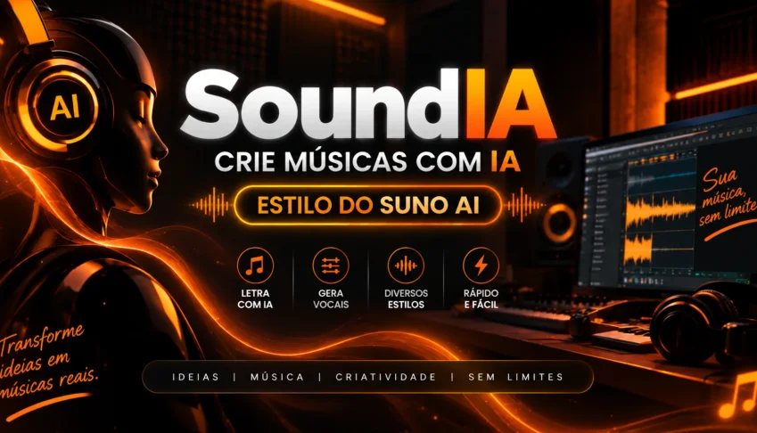 Sound Ia | 30 Dias | Crie Músicas Com Ia | Estilo Do Suno Ai