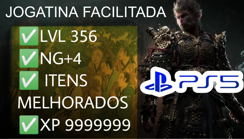 Black Myth Wukong - Lvl, Xp, Itens, Ng4+, Platina (Ps5)