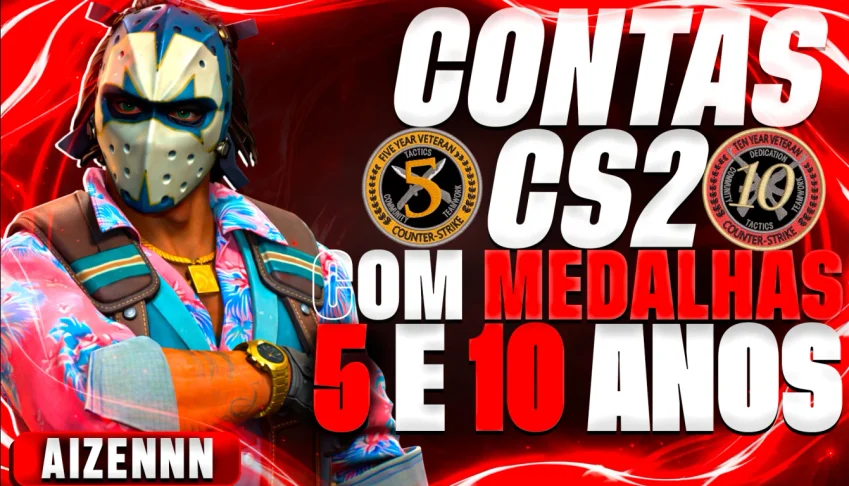 [Menor Preço] - Conta Steam Com Cs2 + Medalha 5/10 Anos