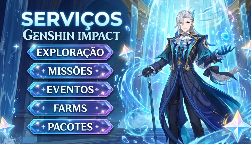 [O Melhor Preço] Serviços Genshin Impact - Exploração e etc.