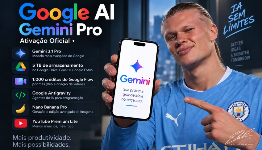 Google AI Pro 30 Dias | Gemini + Flow + 5TB