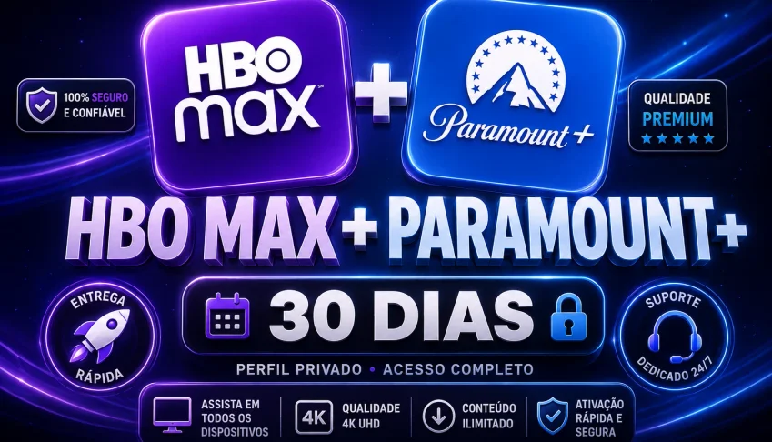 Hbo Max + Paramount 30 Dias - Entrega Automática!