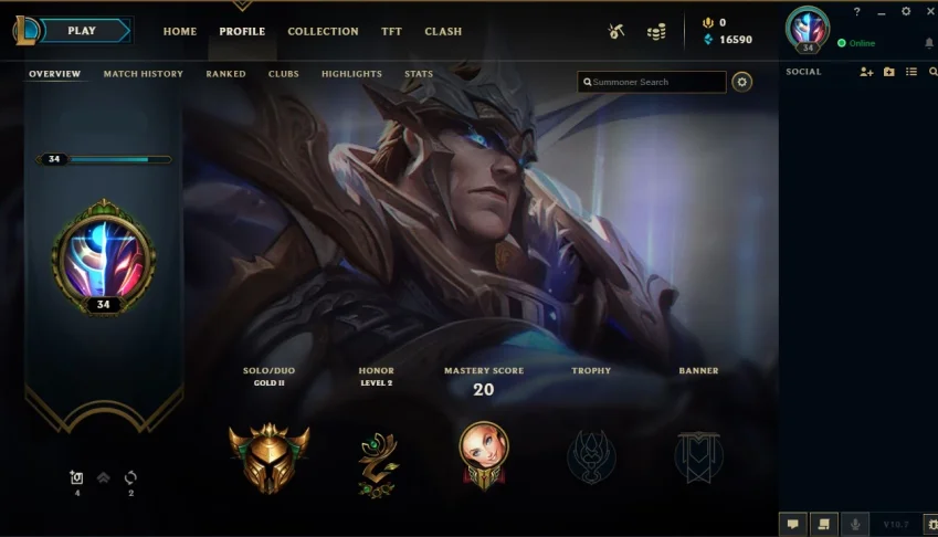 Conta League of Legends - Gold II
