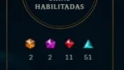 Conta de League of Legends OURO I, 173 Skins.