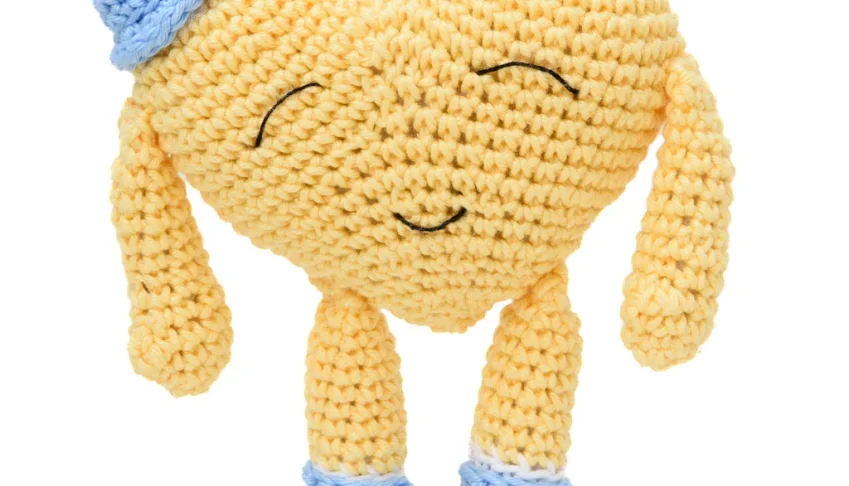 Coração com Chapéu em amigurumi