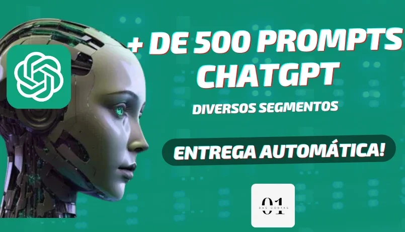 Planilha Com + De 500 Prompts Chatgpt (Prontos)