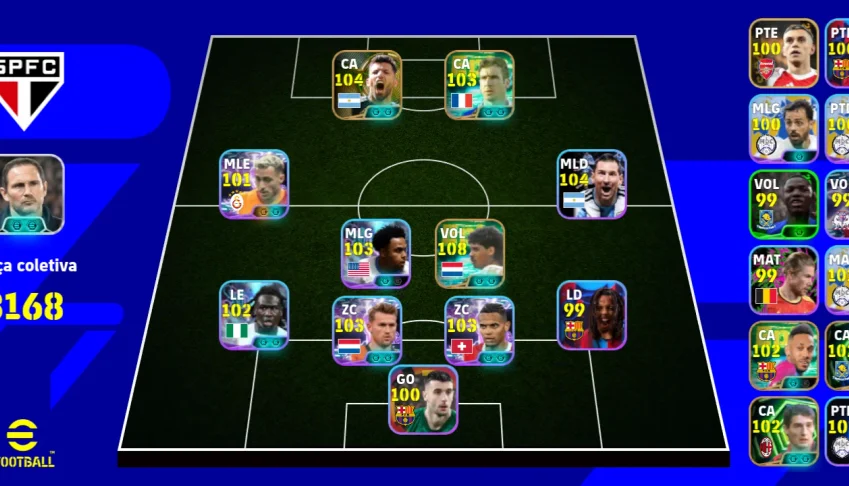 Conta efootball mobile com novo Rikjard