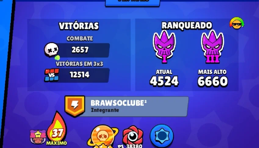 Conta Brawl Stars 8 Anos De Jogo