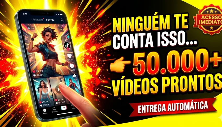 🚀 +50 MIL CORTES PRONTOS para TikTok e Reels (Poste e Cresç