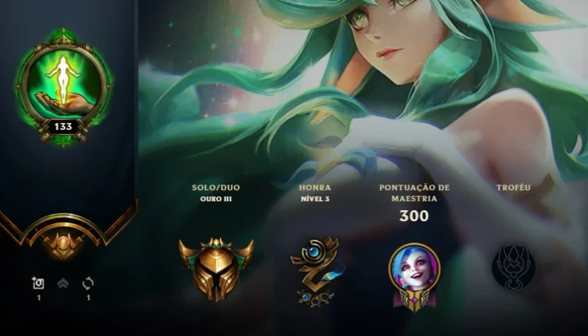 Conta League of Legends Gold(Platina se quiser)
