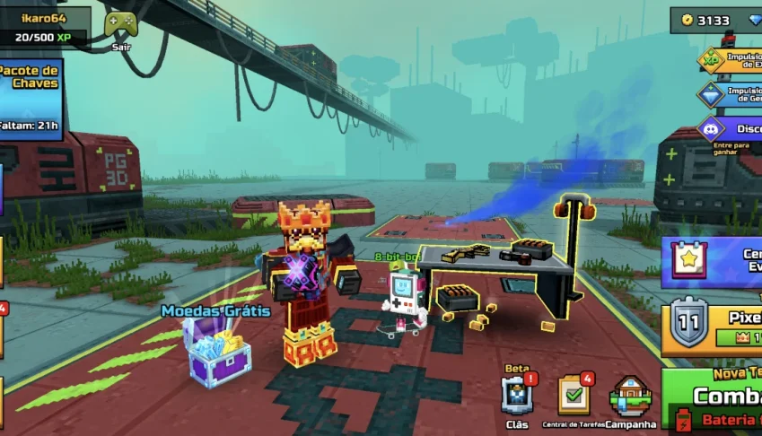 🔥👑 Conta Suprema Pixel Gun 3D – Todas As Armas Max! 👑🔥