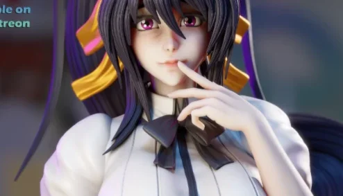 High School DxD - Akeno Himejima 3d stl