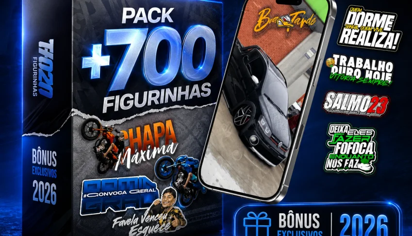Pack + 700 figurinhas e Bônus exclusivos 2026
