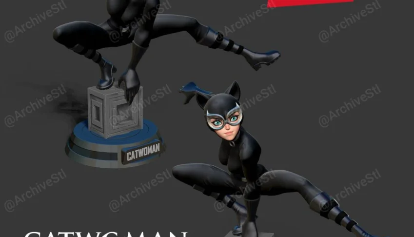 Catwoman_stylized STL