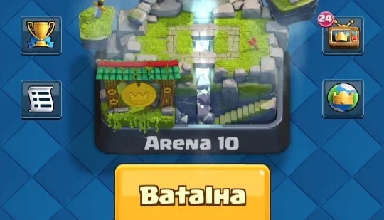 conta clash royale 8 lendárias