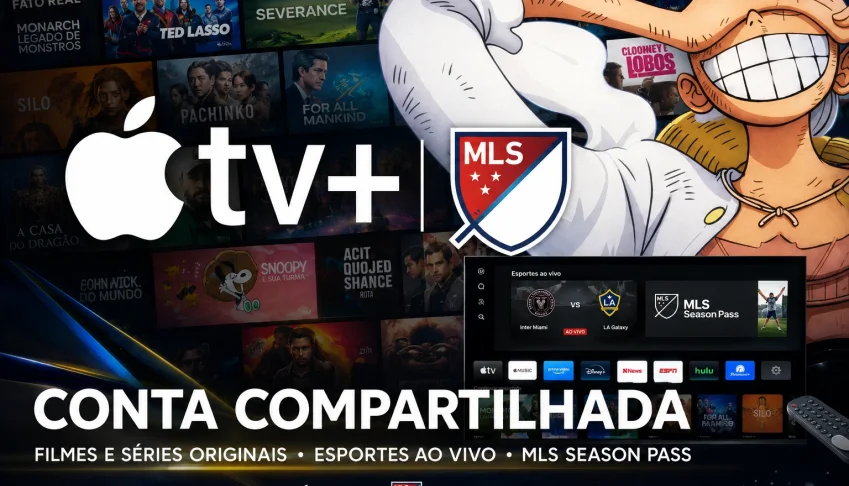 🍎⚽ Apple TV+ + MLS | 1 Mês | Entrega Imediata