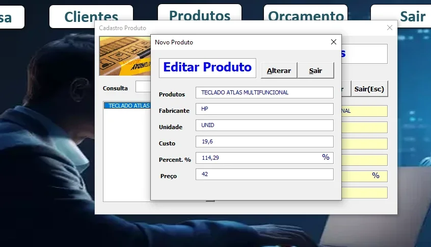 Planilha De Orçamento Empresarial - Editavel