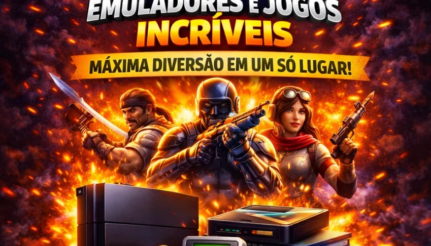 Super Pack Com Todos os Emuladores + Coleção De Jogos