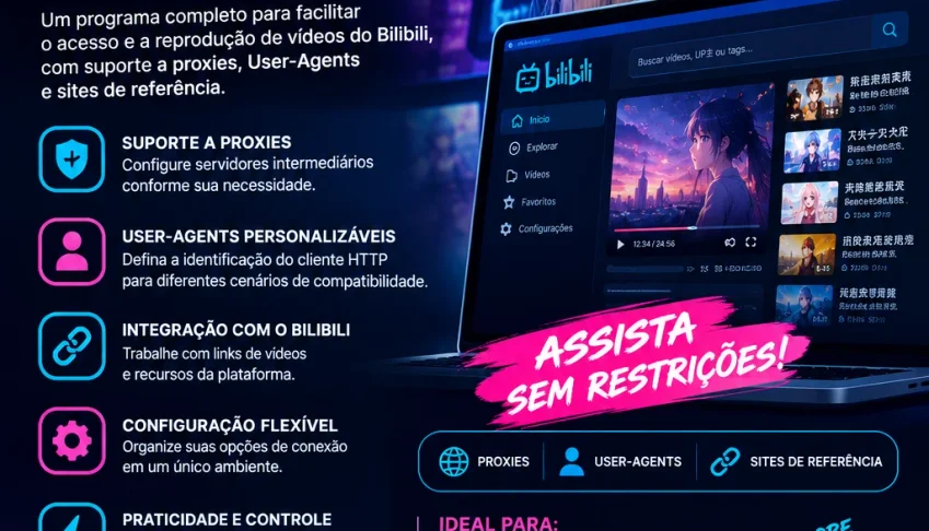 Programa para assistir videos Bilibili