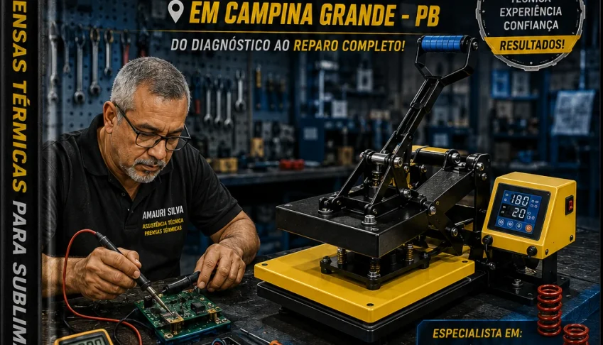 🔥 Chega De Perder Dinheiro Com Prensas Térmicas Paradas! 🔥