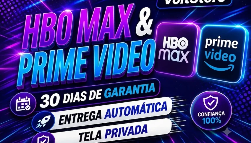 HBO MAX + PRIME VIDEO • 30 DIAS • [ENTREGA AUTOMÁTICA]⚡