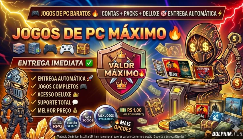 🎮 Jogos De Pc Baratos 🔥 | Contas + Packs + Deluxe 🎯