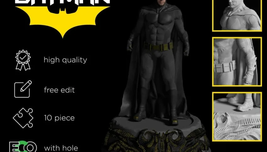 Batman figure Ben Affleck stl 3d