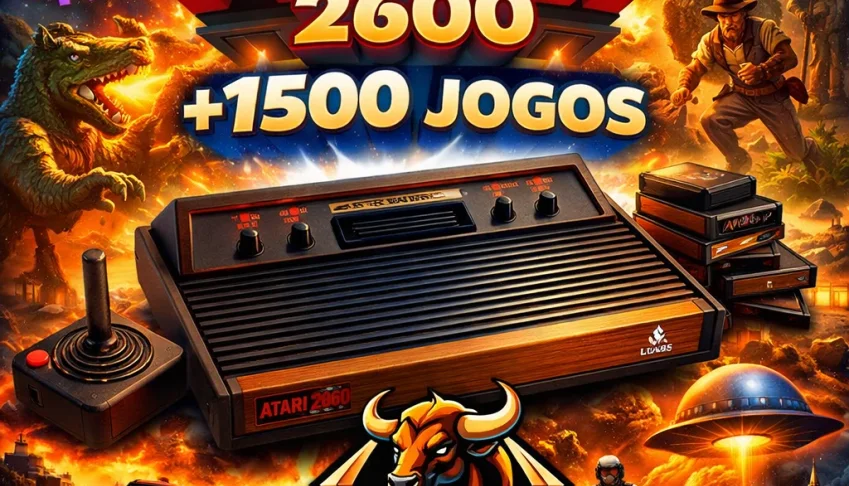 Atari 2600 - +1500 Jogos