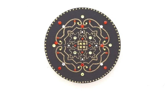 Mandala Indiana Preta