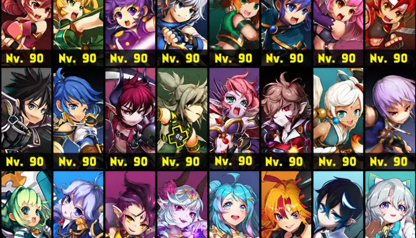 Conta Grand Chase - Todos Herois Lvl 90 - Vp Da Conta Intact