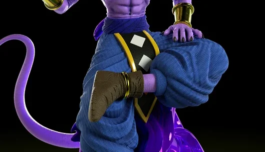 Beerus God of Destruccion Dragon Ball 3D STL