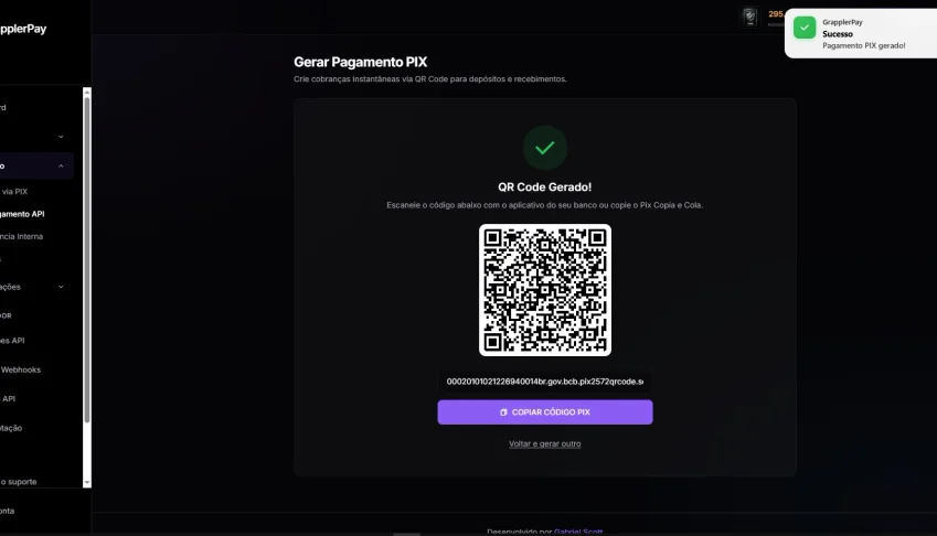GrapplerPay - Gateway de Pagamento (UNICO OFICIAL)