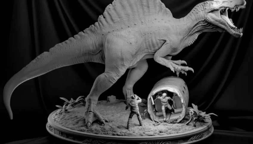 Spinosaurus Diorama STL