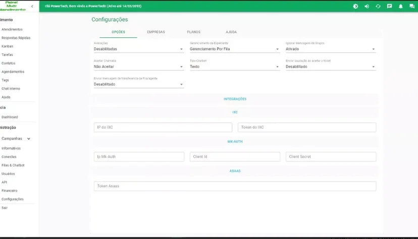 Whaticket Chatbot + Empresas | (saas)Preço só para hoje!!