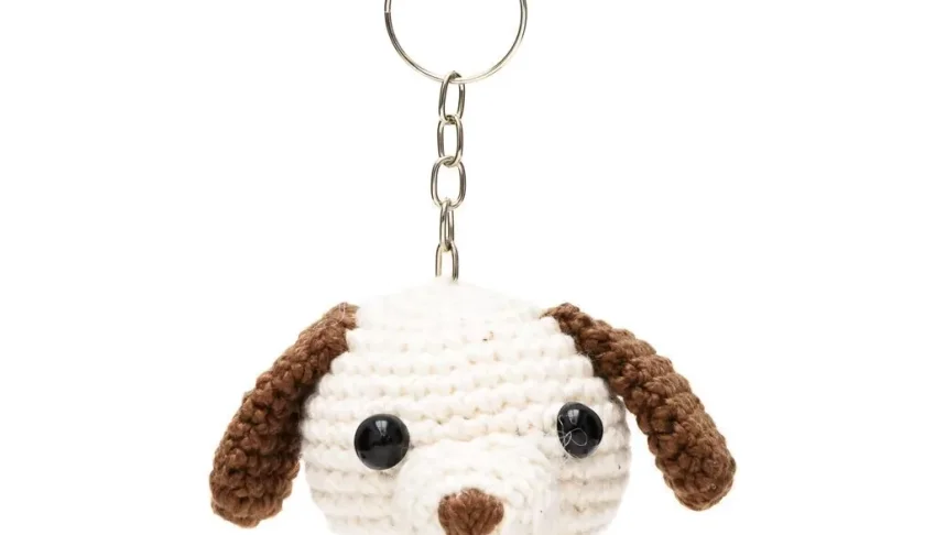 Chaveiro Cãozinho Amigurumi
