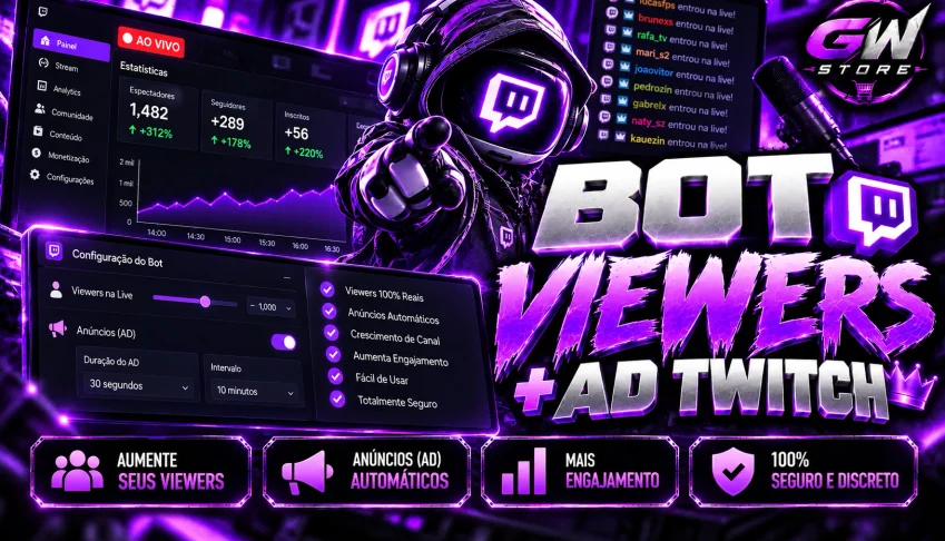 Bot Viewers + Ad Twitch