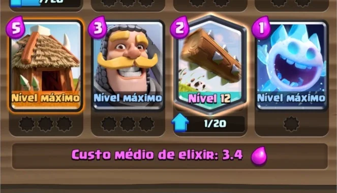 Conta Clash Royale nvl 12 quase full