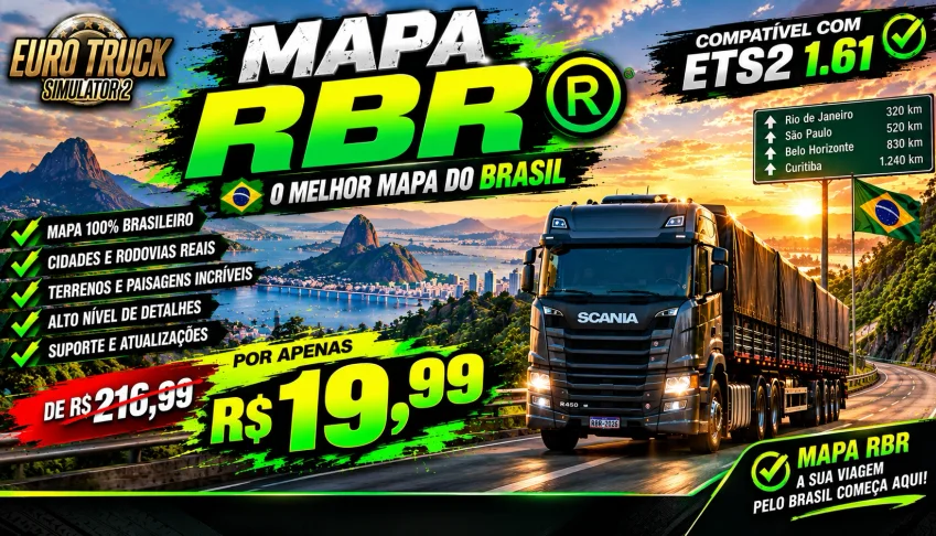 Mapa Rbr Completo + Todas Dlcs + Atualizações Vitalicias📌