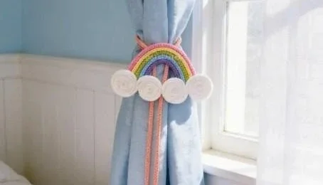 Prendedor de Cortina Arco-íris personalizado