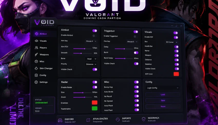 Hack Legit Esp+Aimbot Valorant Indetected