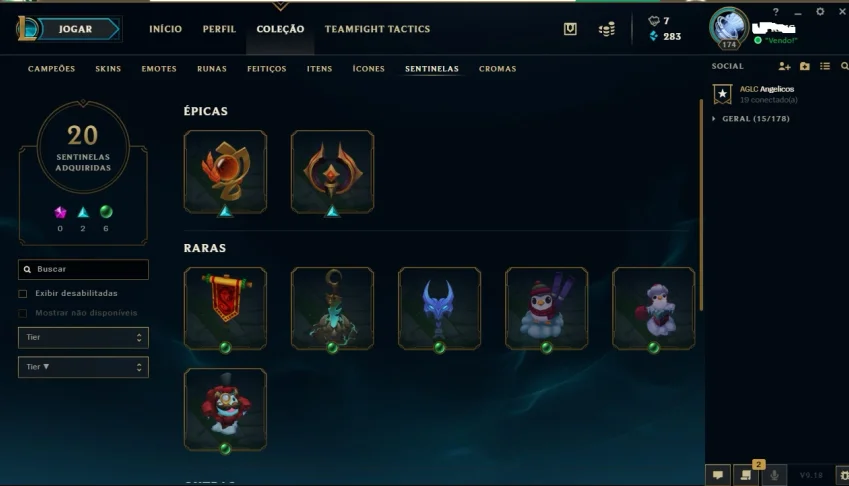 Vendo Conta League of Legends
