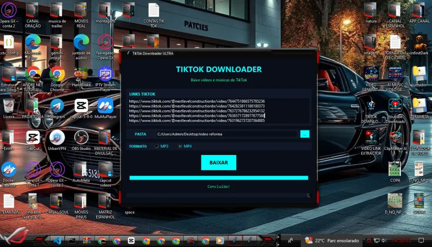 Tiktok Downloader Pro Ultra — Baixe Vídeos E Mp3 Do Tiktok!