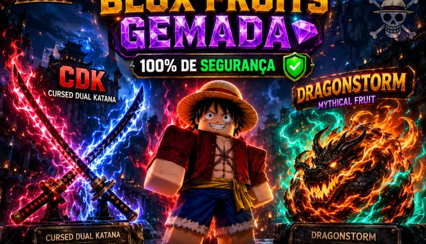 Conta de Blox fruits Recheada de items (lv max)
