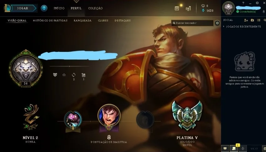 CONNTA LOL PLATINA 5 - MMR ALTO