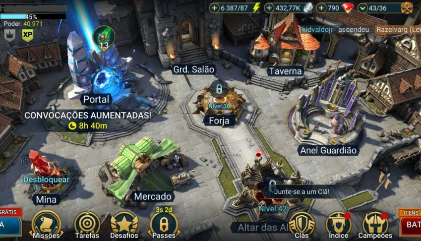 Conta no RAID