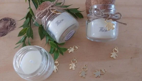 Vela Aromatizada No Vidro Com Rolha
