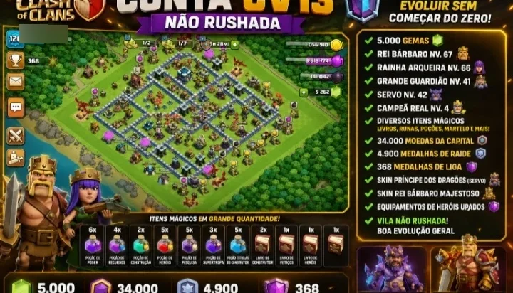 CV13 com o cv quase full com bastante recursos!