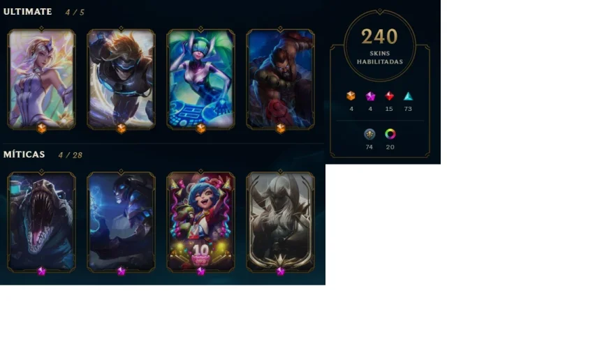 Vendo conta de League of Legends