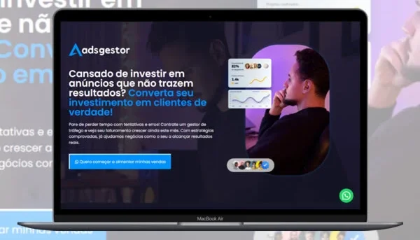 LandingPage para Gestor de Tráfego 100% Editável