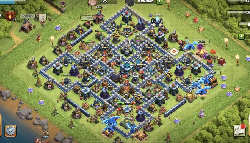Vila Clash of Clash Cv 13 quase full